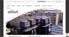 Desktop Screenshot of exodraft.no