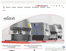 Tablet Screenshot of exodraft.se